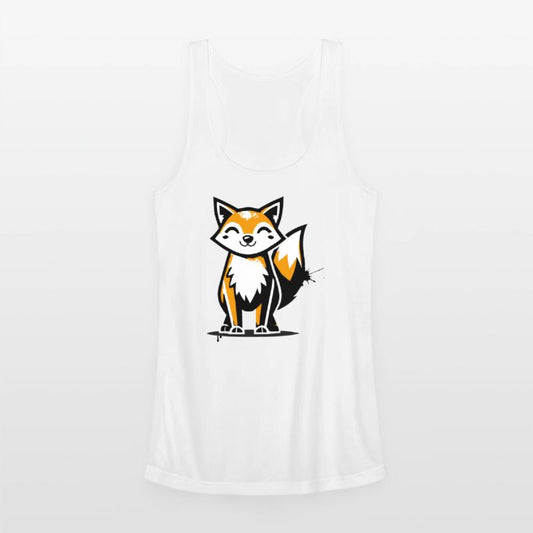 fox in stencil graffiti design