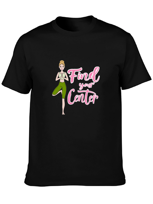 Find Your Center Yoga T-Shirt - Relaxed Fit