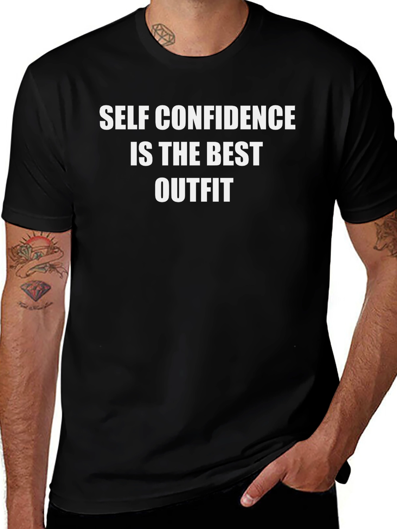Self Confidence Graphic T-Shirt - Stylish Comfort