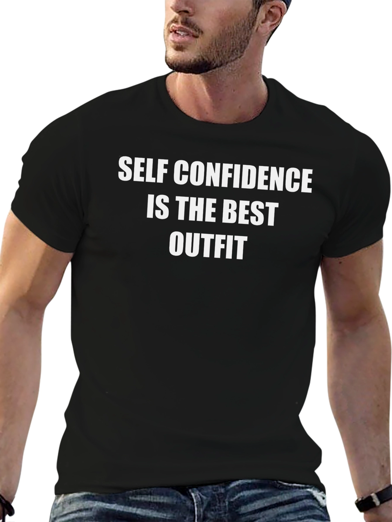 Self Confidence Graphic T-Shirt - Stylish Comfort