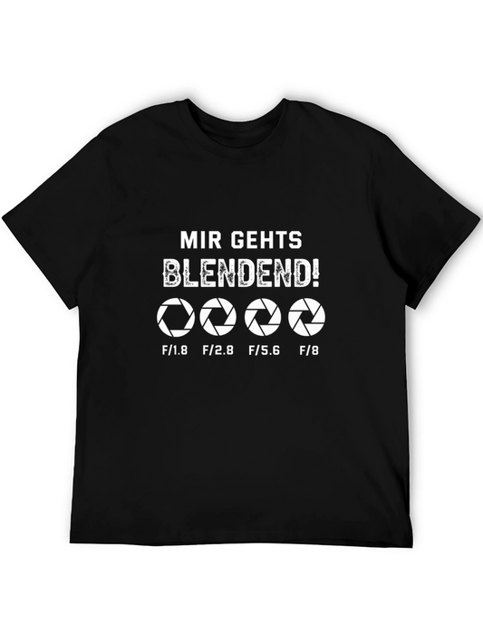Mir Gehts Blendend Camera Aperture T-Shirt