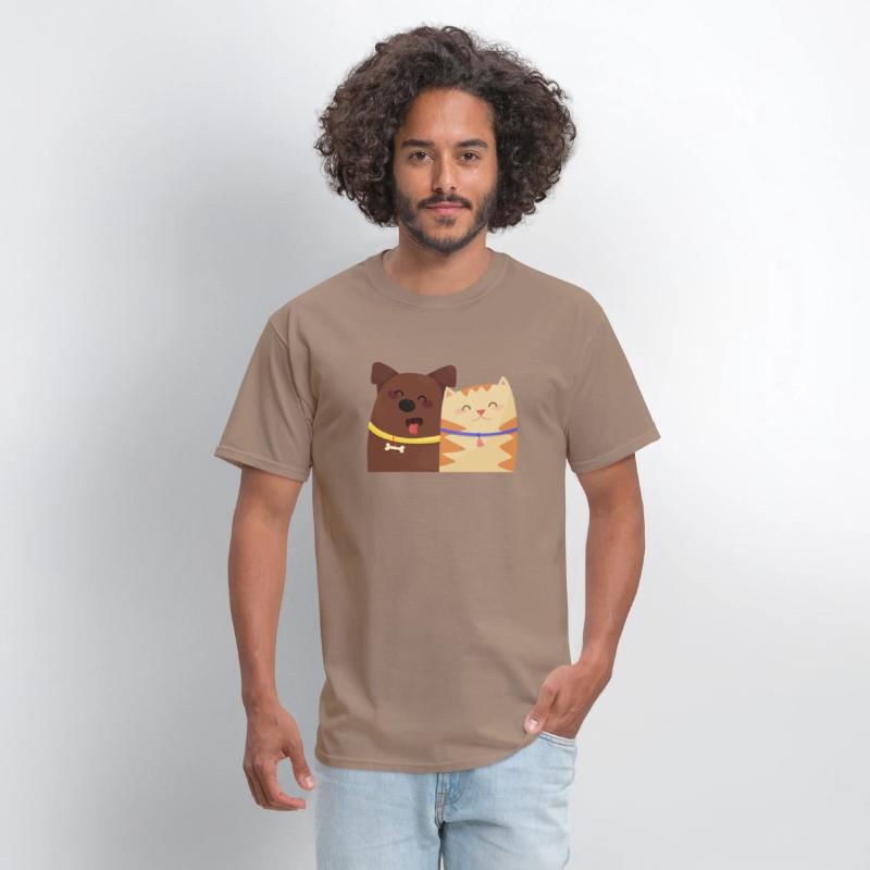 Friendship day background with cute animals