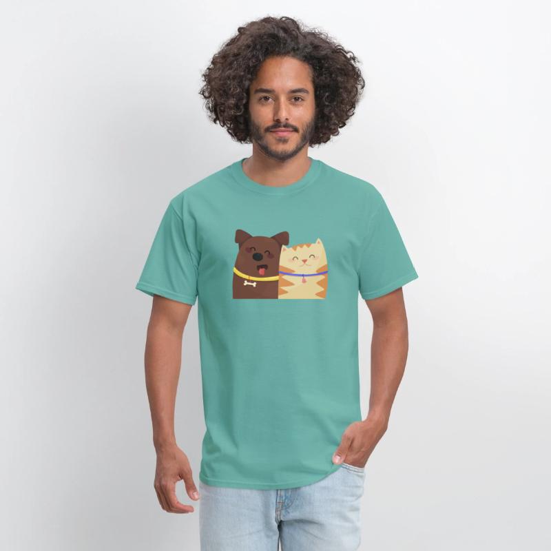 Friendship day background with cute animals