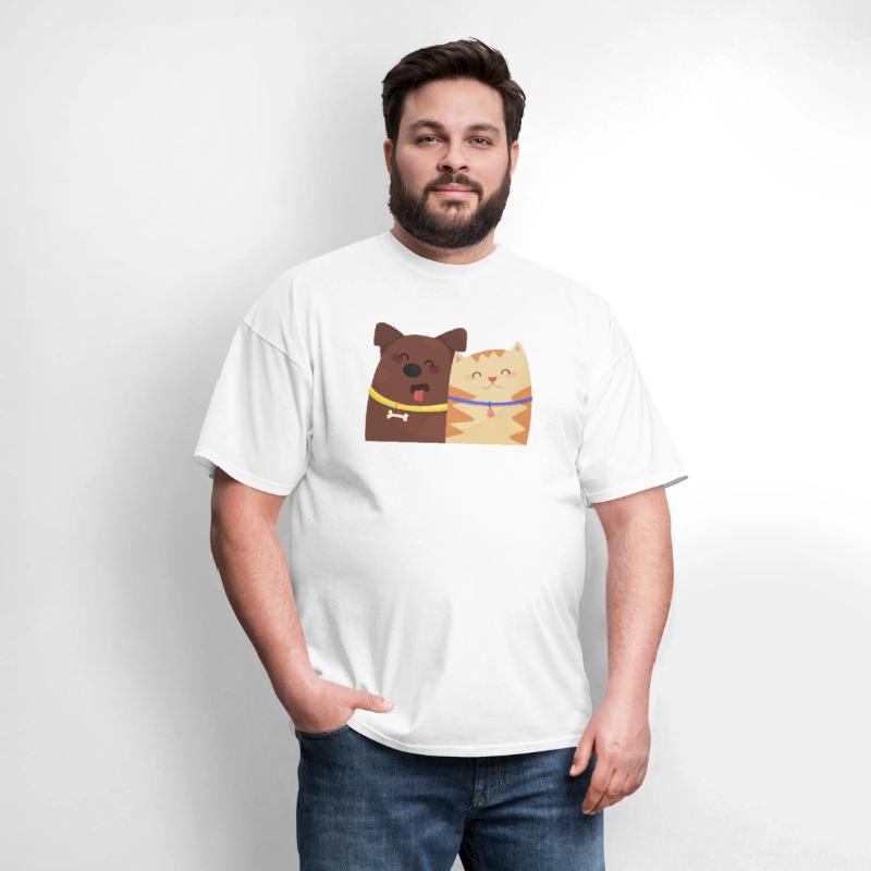 Friendship day background with cute animals