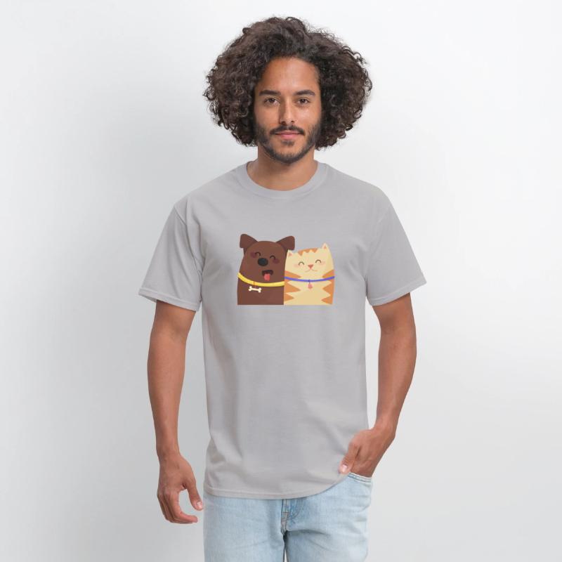 Friendship day background with cute animals