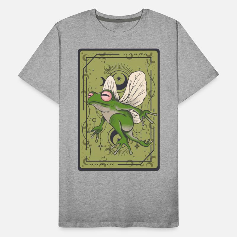 Frog Fairy Tarot Card Celestial Moon Occult Cottag