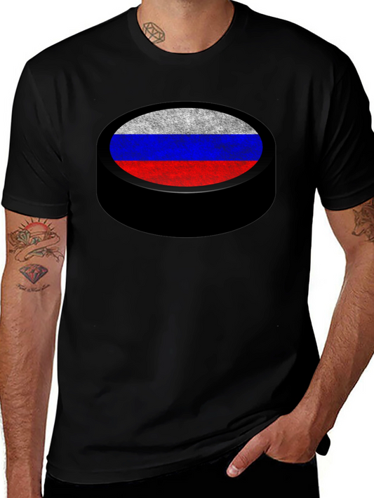 Russian Hockey Puck T-Shirt