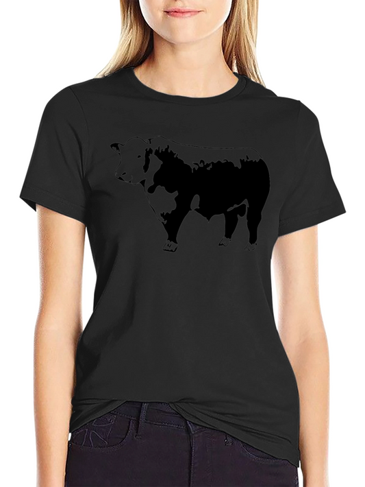 Black Bull Graphic Tee - Mens Crew Neck T-Shirt