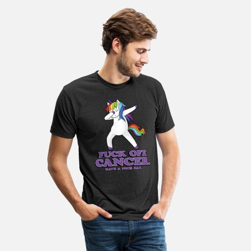 Fuck Off Cancer Have a Nice Day Dabbing Unicorn
