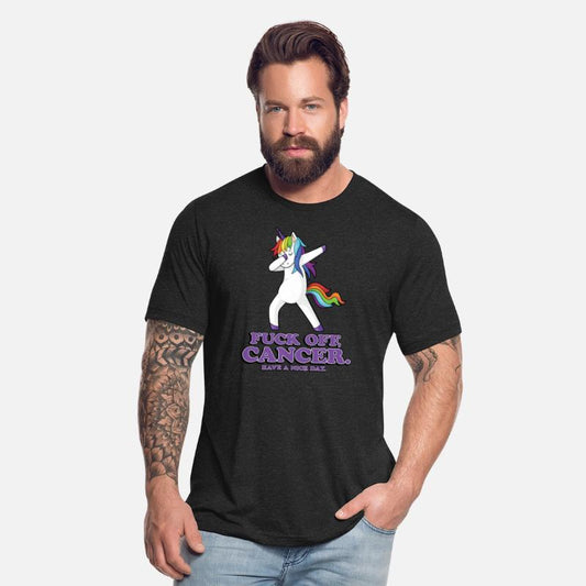 Fuck Off Cancer Have a Nice Day Dabbing Unicorn