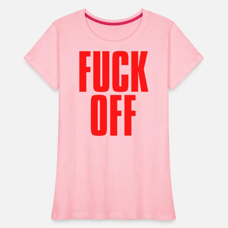 FUCK OFF (in big bold red letters font)