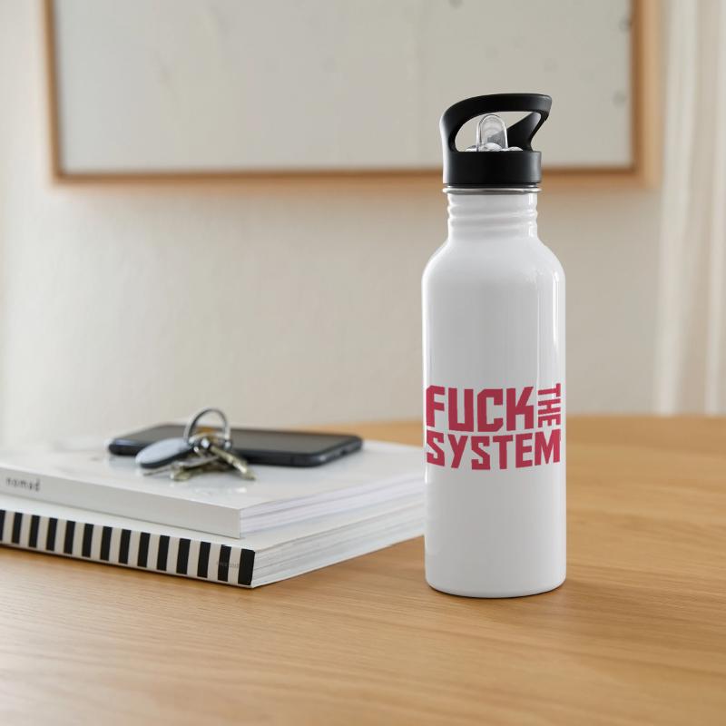 Fuck the system logo