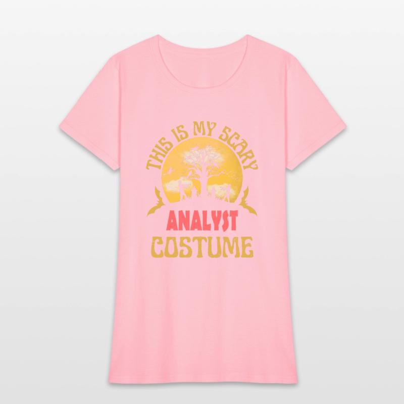 Funny and scary ANALYST costume for Halloween