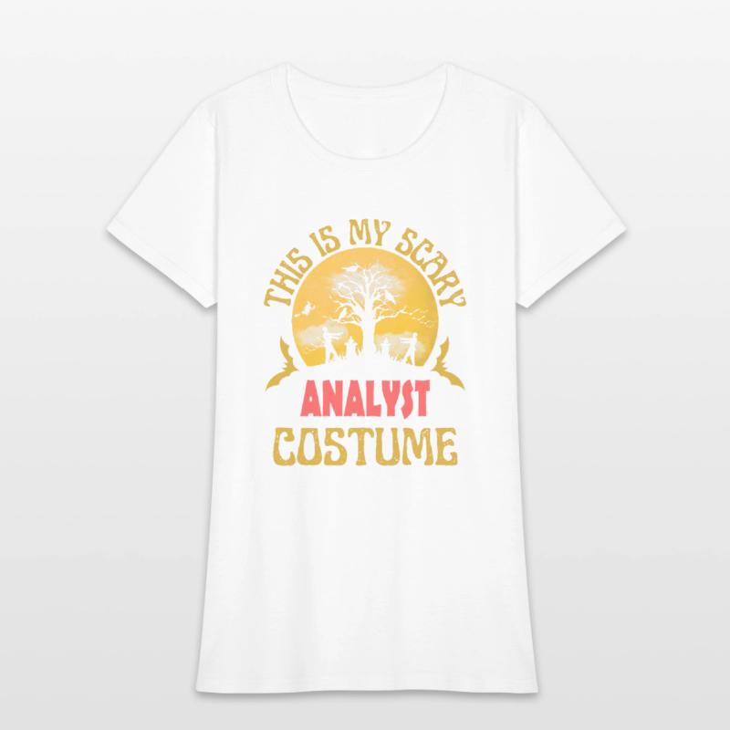 Funny and scary ANALYST costume for Halloween