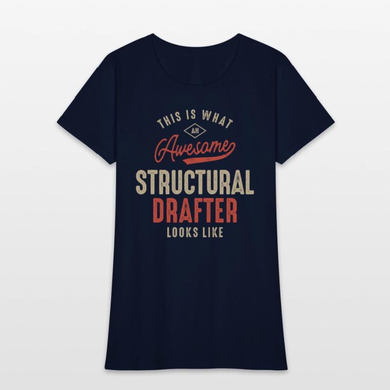 Funny Awesome Structural Drafter Job Occupation