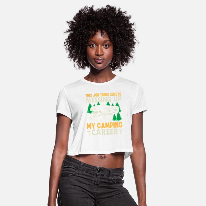 Funny Camping Shirt – Work is Ruining My Camp Life