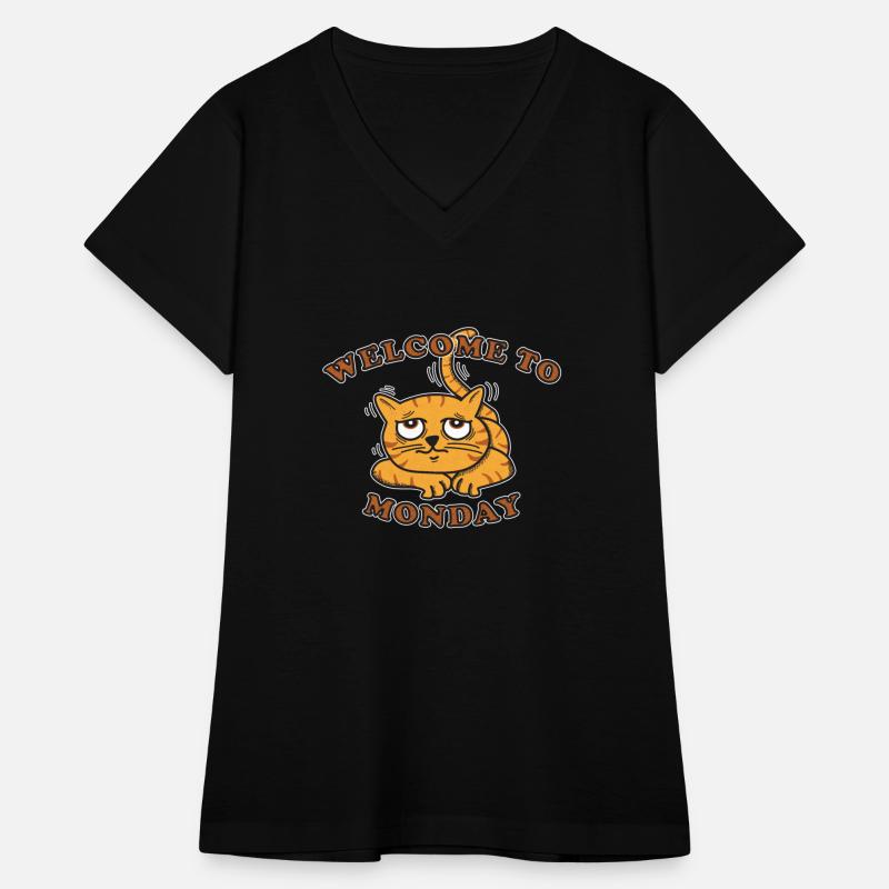 Funny cat Welcome to Monday