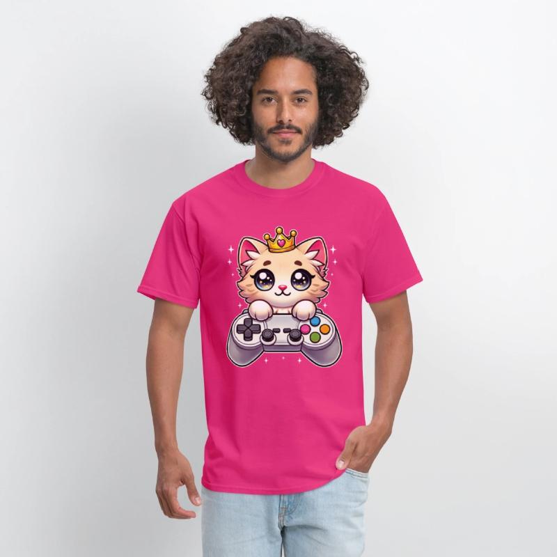 Funny Cute Gamer Cat Kawaii Kitty Gaming