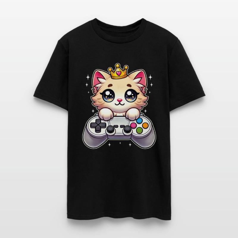 Funny Cute Gamer Cat Kawaii Kitty Gaming