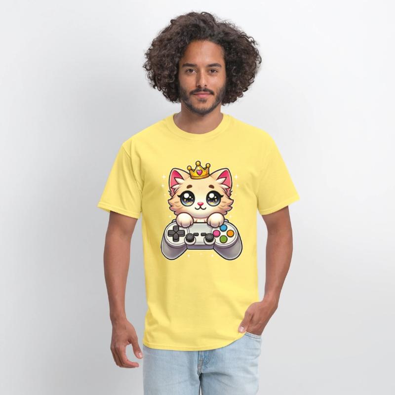 Funny Cute Gamer Cat Kawaii Kitty Gaming