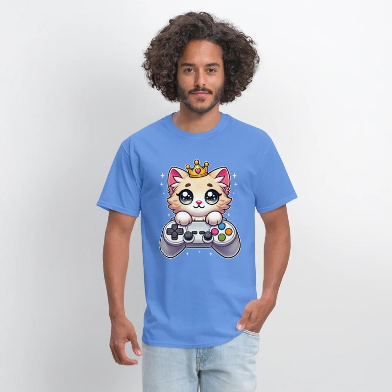 Funny Cute Gamer Cat Kawaii Kitty Gaming