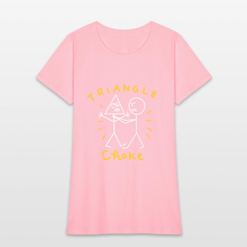 Funny Drawing Triangle Choke with Stick Figures