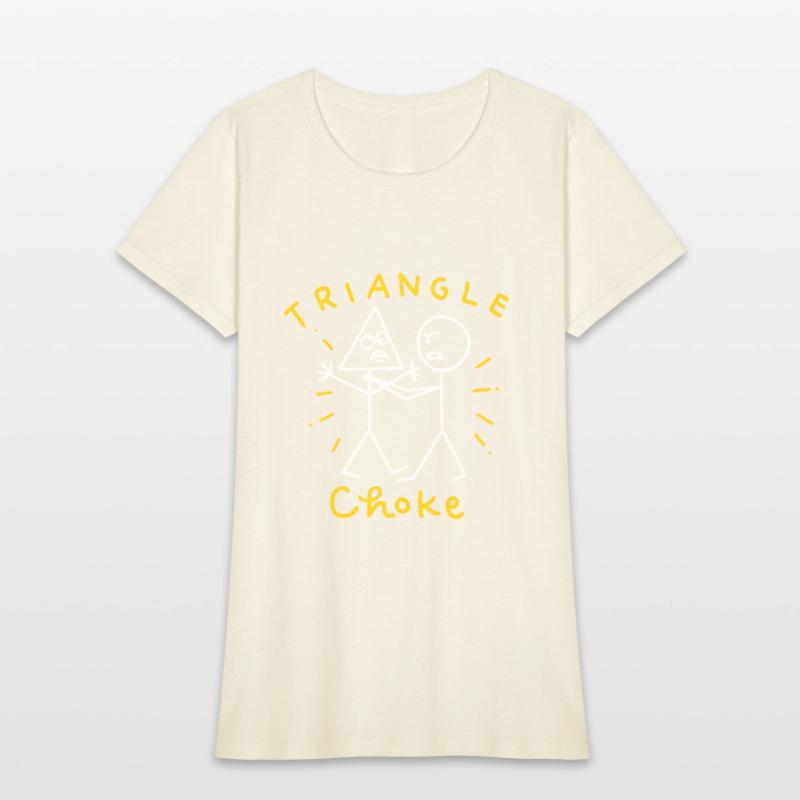 Funny Drawing Triangle Choke with Stick Figures