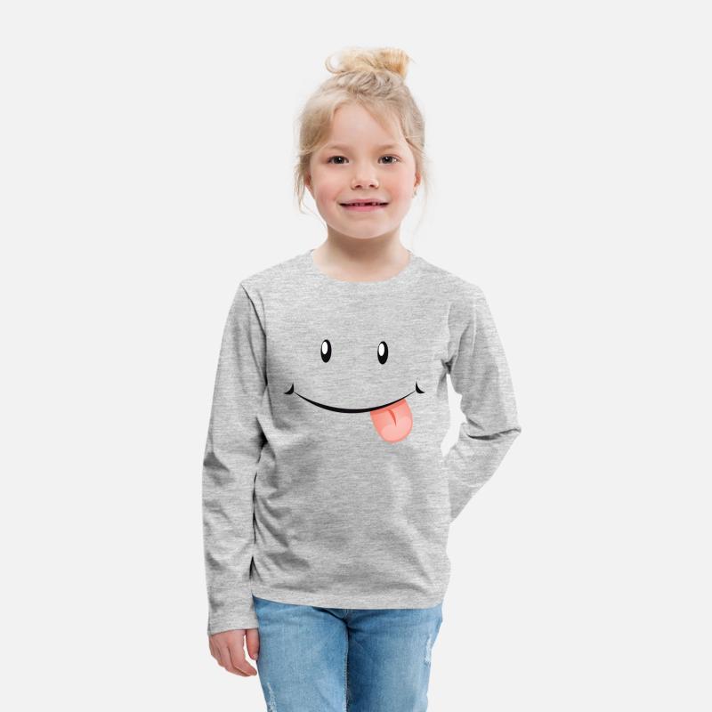 Funny face - smiling with tongue