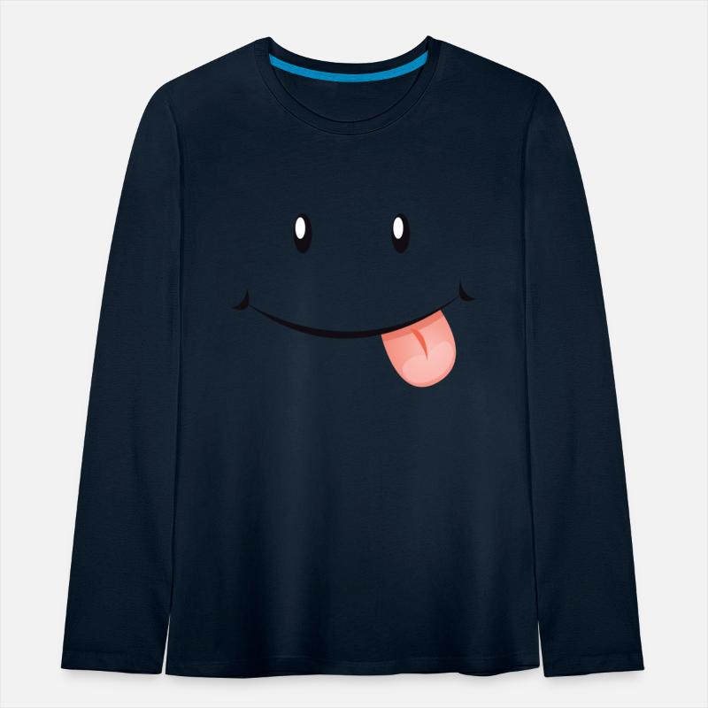 Funny face - smiling with tongue