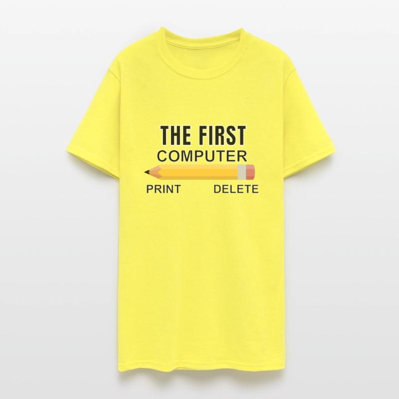 Funny First Computer Computer Lovers Computer Geek