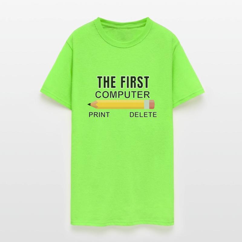 Funny First Computer Computer Lovers Computer Geek