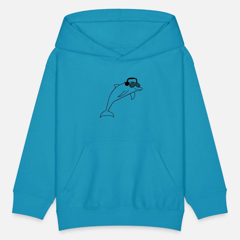 Funny Jumping DJ Dolphin Sunglasses Music Party