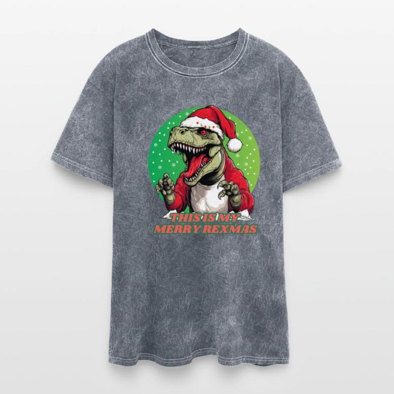 Funny Merry Rexmas Dinosaur