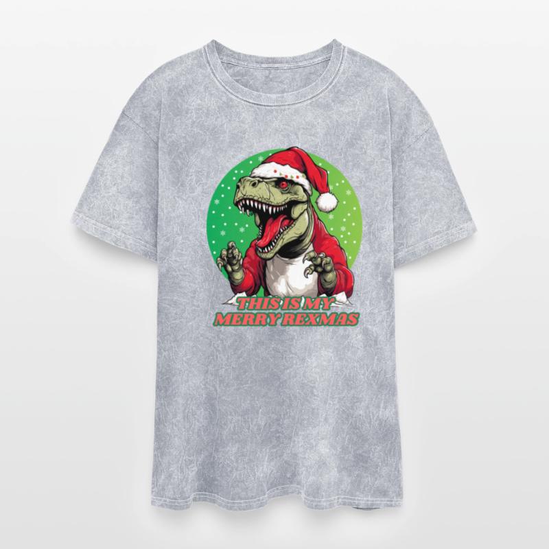 Funny Merry Rexmas Dinosaur