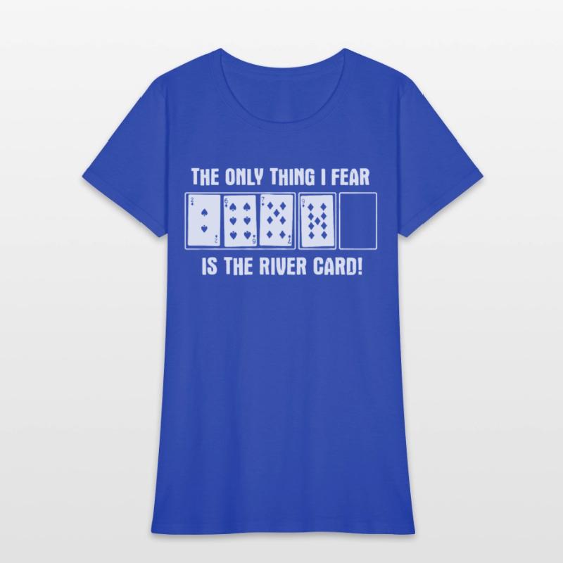 Funny Poker Fear The River Gifts for Dad Screen Pr