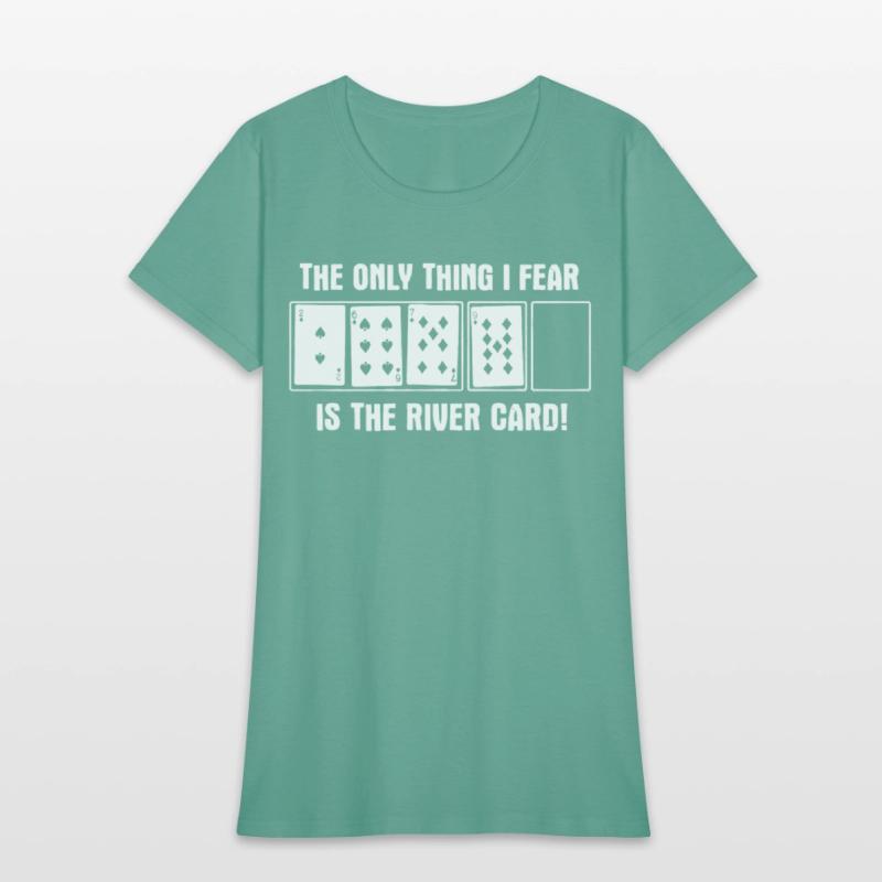 Funny Poker Fear The River Gifts for Dad Screen Pr