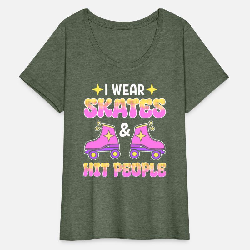 Funny Retro Roller Skater Derby Skater