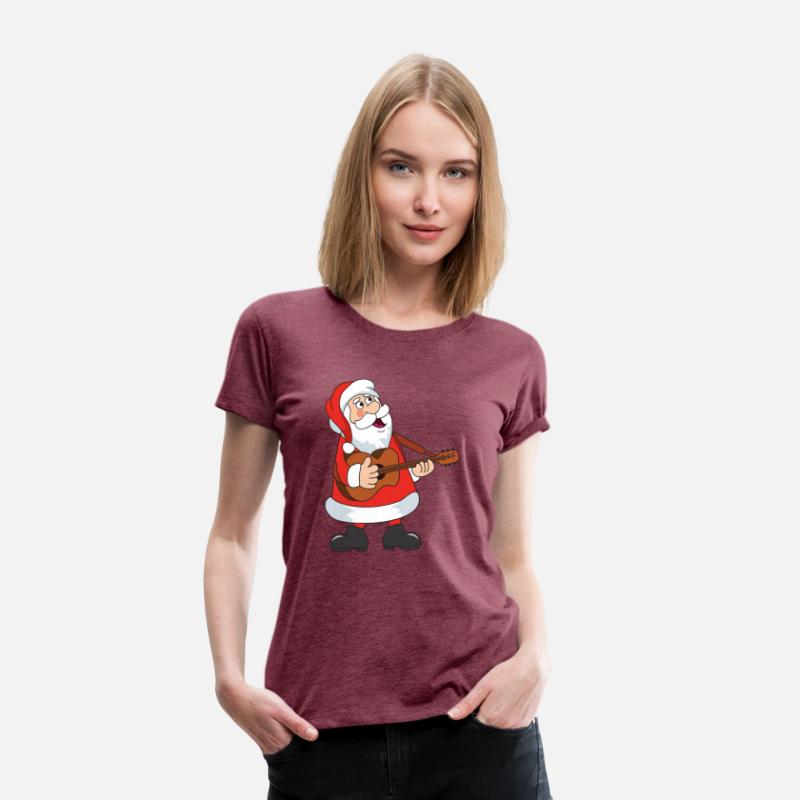 Funny Santa Claus Xmas Merry Christmas Guitar Gift
