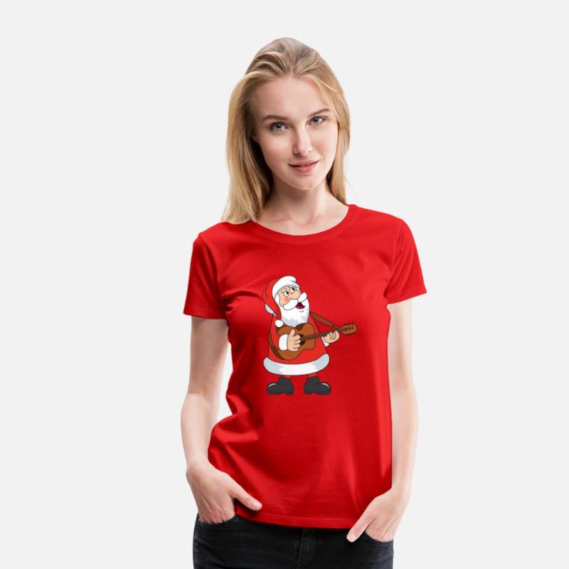 Funny Santa Claus Xmas Merry Christmas Guitar Gift