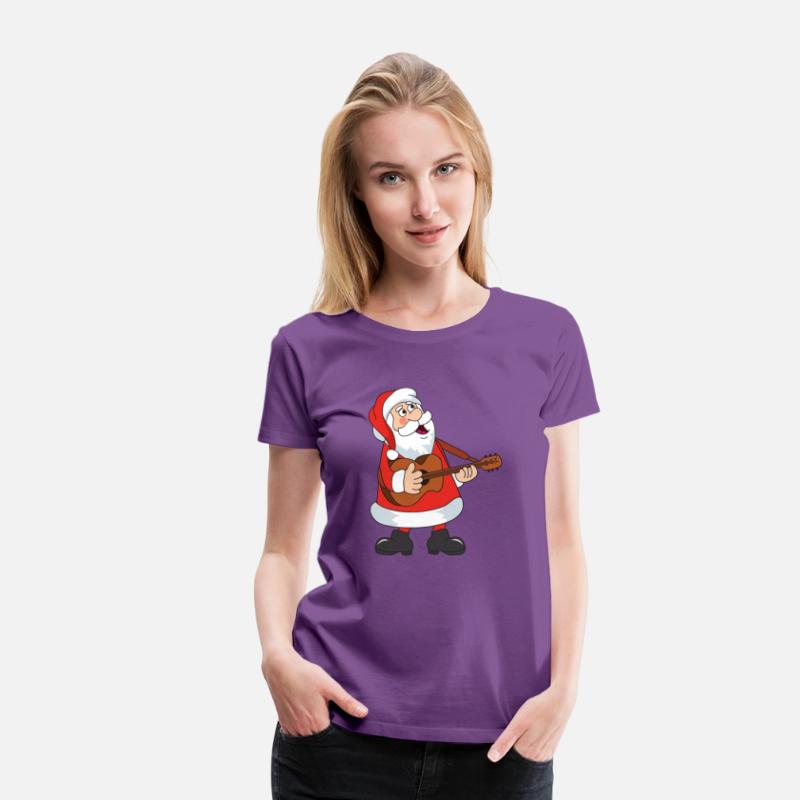 Funny Santa Claus Xmas Merry Christmas Guitar Gift