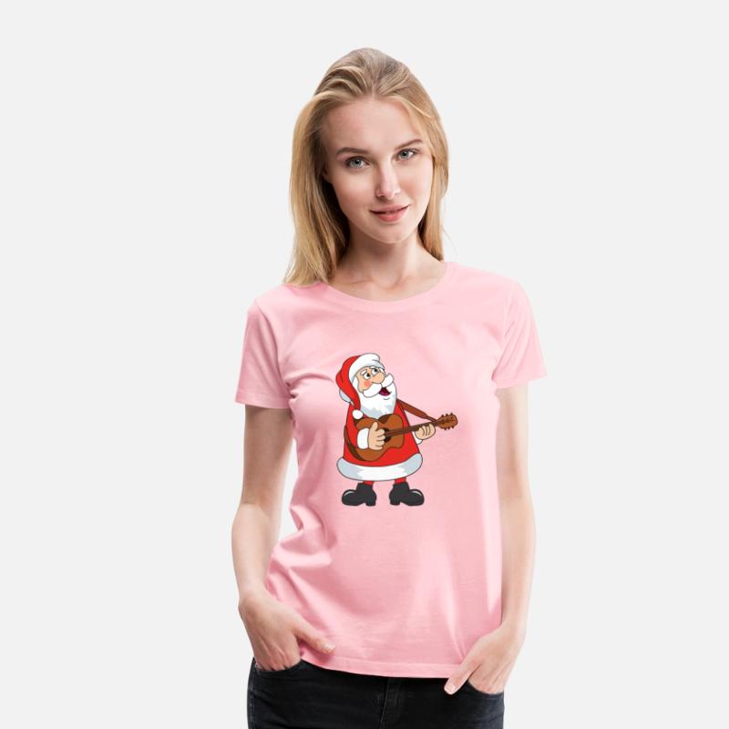 Funny Santa Claus Xmas Merry Christmas Guitar Gift
