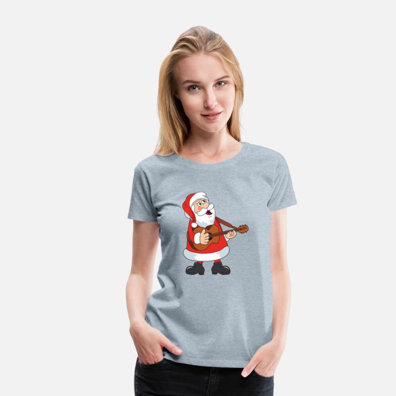 Funny Santa Claus Xmas Merry Christmas Guitar Gift