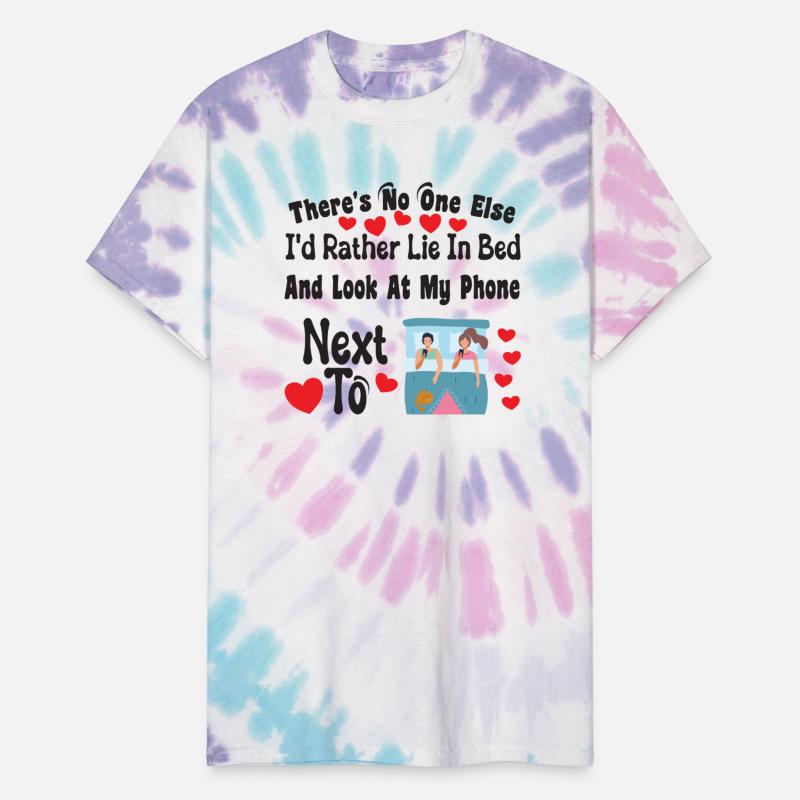 Funny Sarcastic Valentines Day Lie In Bed On Phone