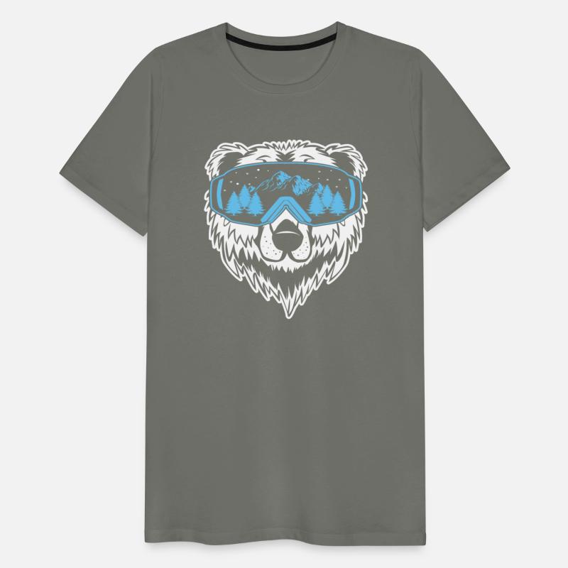 Funny Ski Bear, Ski Mask Funny Ski, Ski, skiing