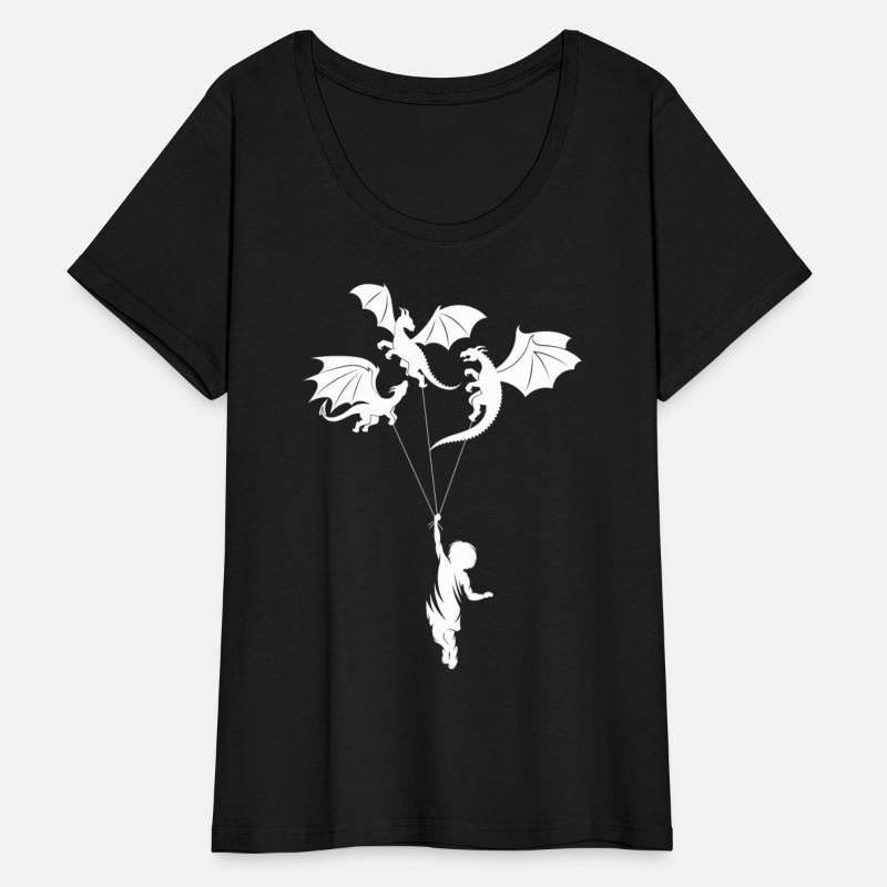 Funny Trendy Little Boy with Dragons