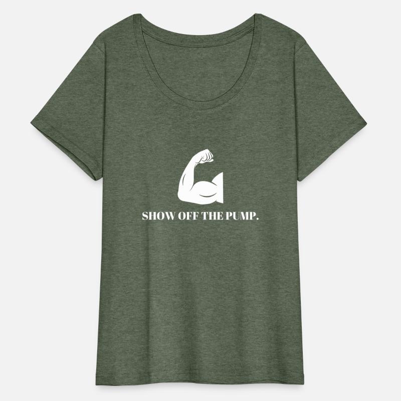 Funny Workout T-Shirt Show Off The Pump Fitness