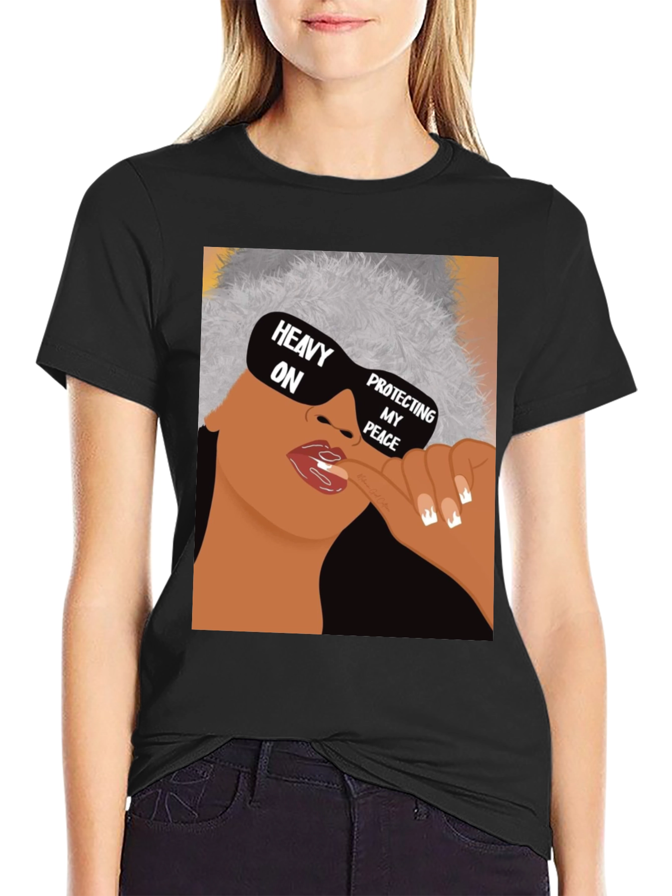 Heavy On Protecting My Peace Graphic T-Shirt