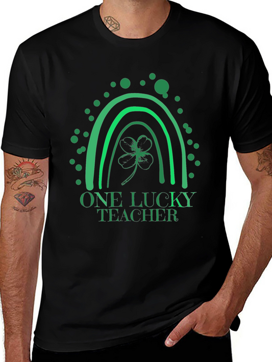 One Lucky Teacher St. Patricks Day Graphic Tee