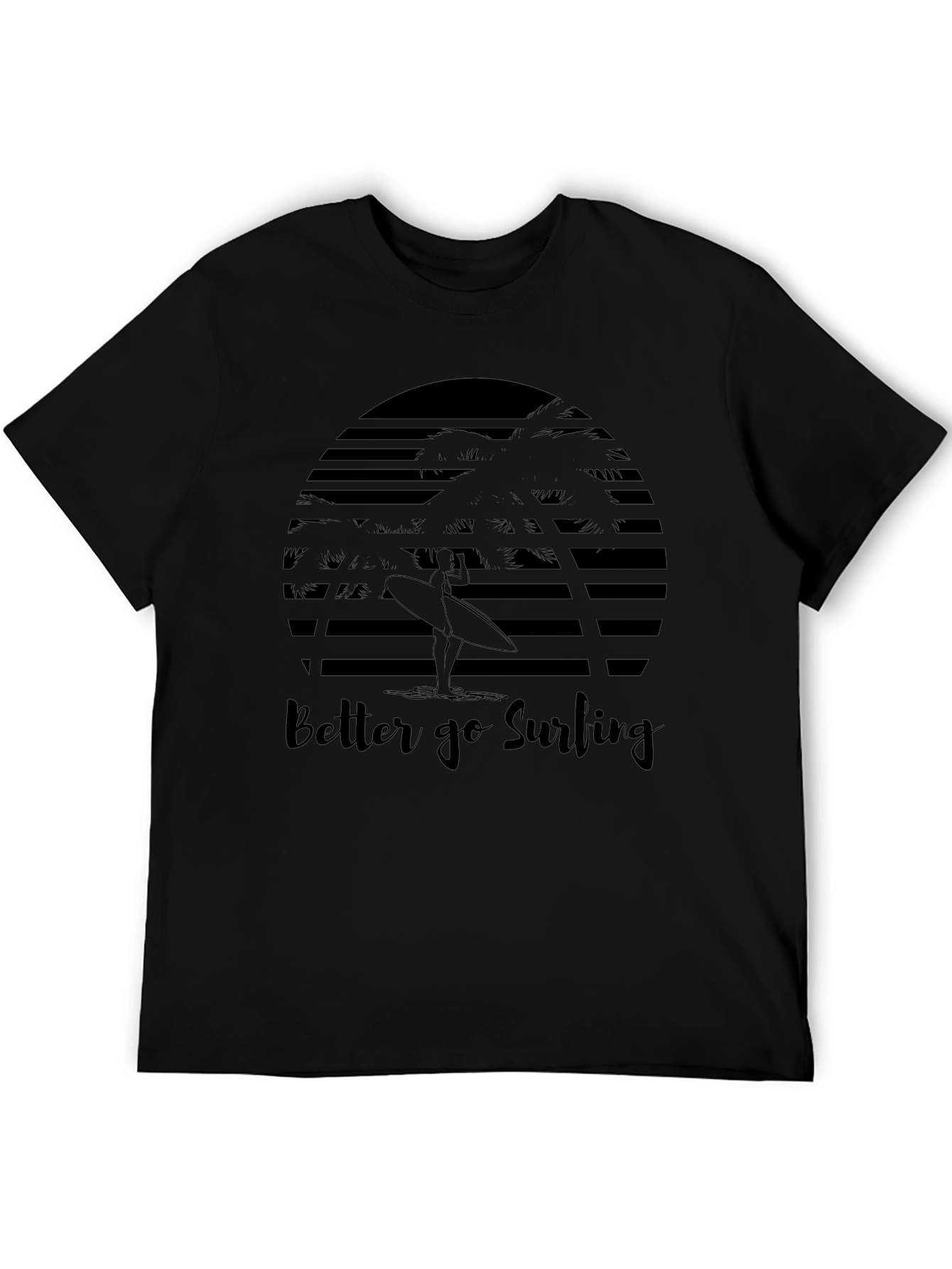 Surfing T-Shirt - Graphic Print Tee