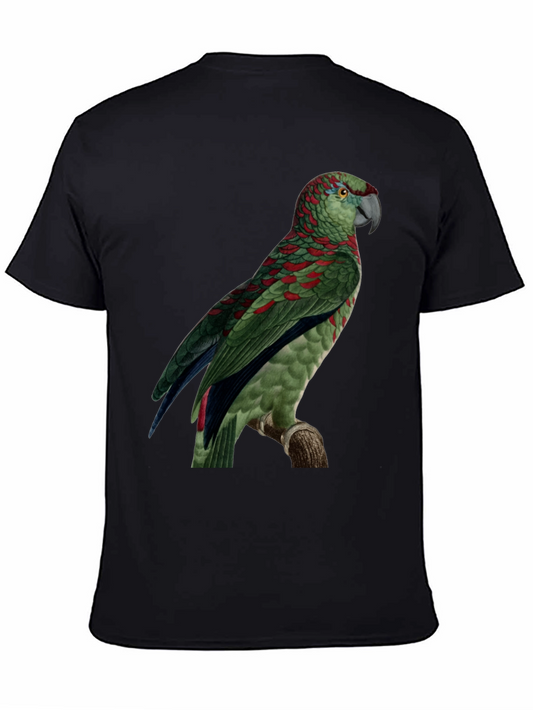 Parrot Graphic T-Shirt | Mens Black Tee